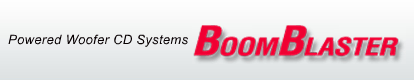 Powered Woofer CD Systems BOOMBLASTER