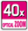 40x optische zoom met KONICA MINOLTA HD lens HD voor een uitstekende vergroting, ook op grotere afstand