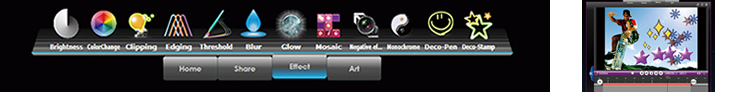 Voeg creatieve effecten toe aan je video’s