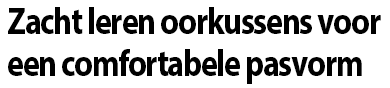 Zacht leren oorkussens voor een comfortabele pasvorm